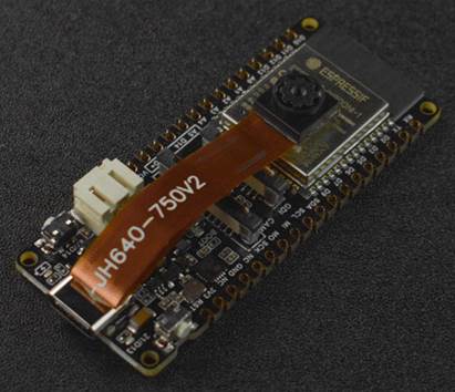 ESP32 microprocessor called Firebeetle 2 programmed with Arduino